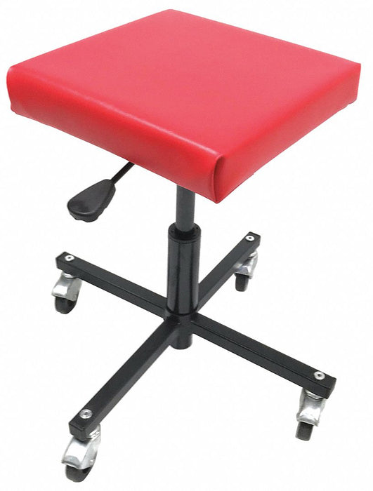 Mechanic Seat 25-3/4 H Steel 4 Wheels