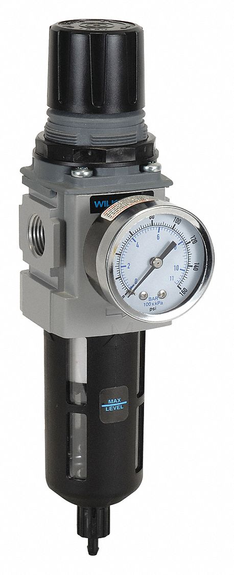 Filter-Regulator Max Incoming 150 psi