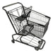 Wire Shopping Cart Dark Gray 300 lb Cap.