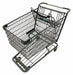 Wire Shopping Cart Dark Gray 500 lb Cap.