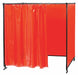 Welding Booth 8 ft W 6 ft H Orange