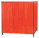 Welding Booth 8 ft W 6 ft H Orange