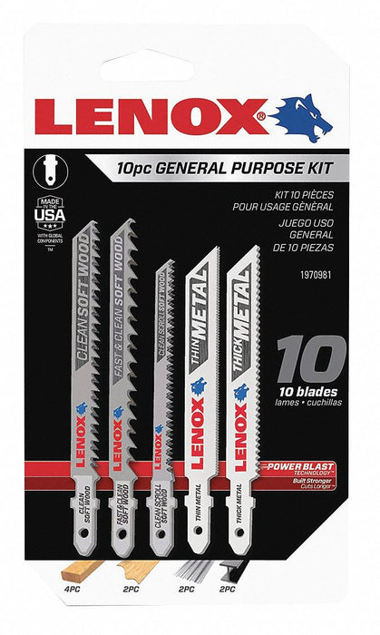 JigSawBladeSet 10pcs TPI 10 14 20 24 6