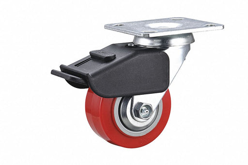 Plate Caster Swivel Polyurethane