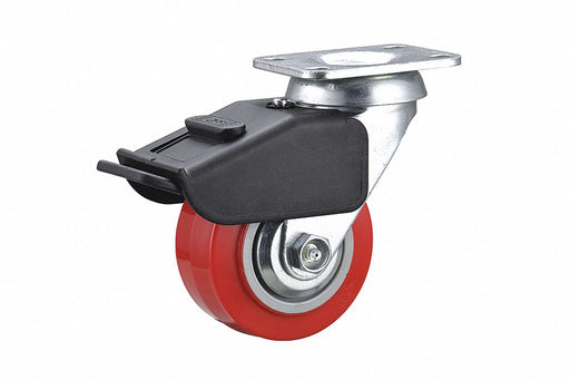 Plate Caster Swivel Polyurethane