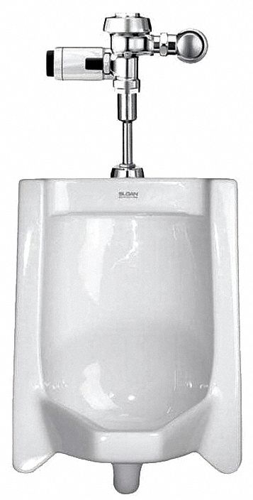 Urinal White Chrome Plated