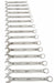 Combo Wrench St CV Steel Chrome Metric