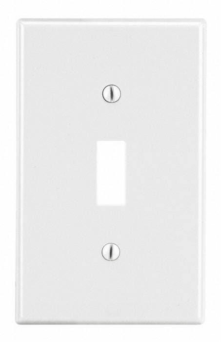 Tgl Switch Wll Plt Mid Wht 1Gng Smth Stn
