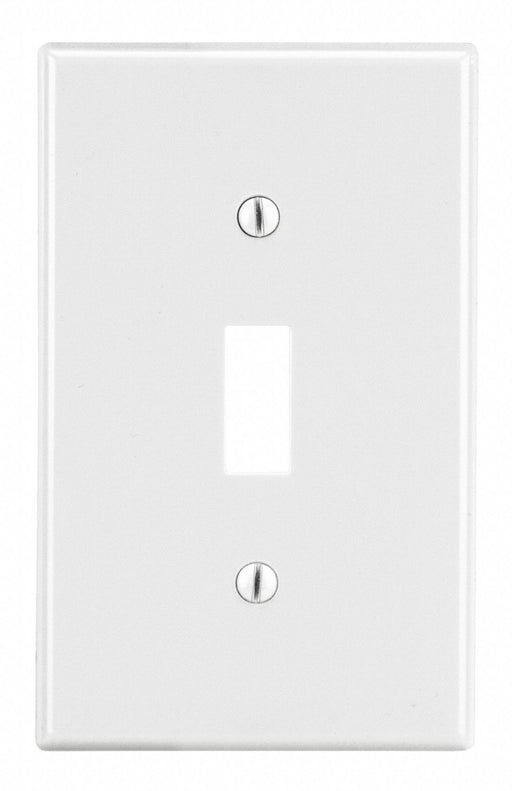 Tgl Switch Wll Plt Mid Wht 1Gng Smth Stn