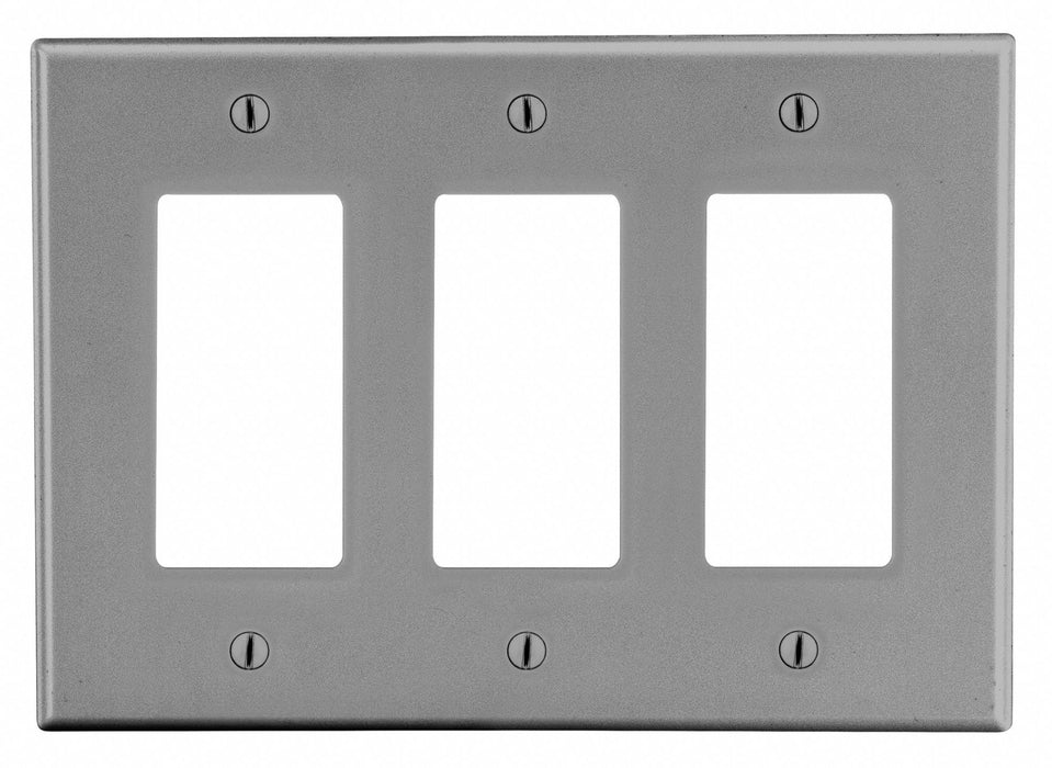 Rocker Wll Plt Stnd Gray 3Gng Smth Stn