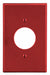 Sng Rcpt Wll Plt Stnd Red 1Gng Smth Stn