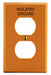 Duplex Receptacle Wall Plate Orange
