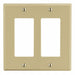 Rocker Wll Plt Mid Ivory 2Gng Smth Stn