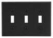Toggle Switch Wall Plate Black