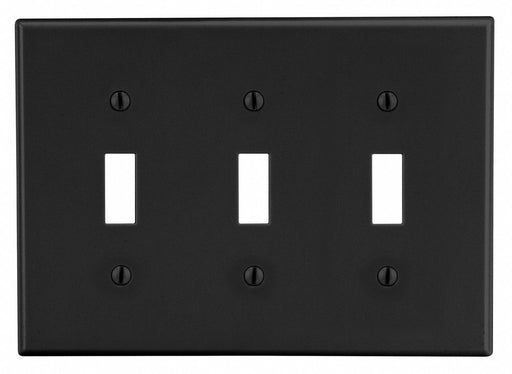 Toggle Switch Wall Plate Black