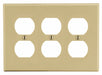 Duplex Receptacle Wall Plate Ivory