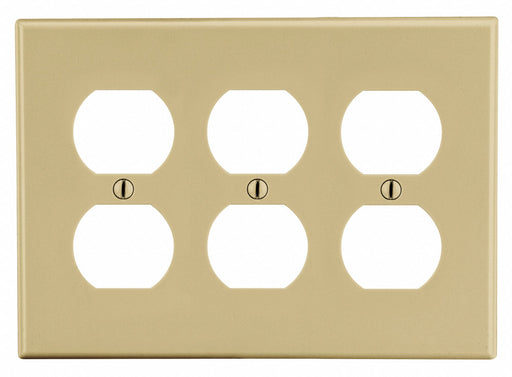 Duplex Receptacle Wall Plate Ivory