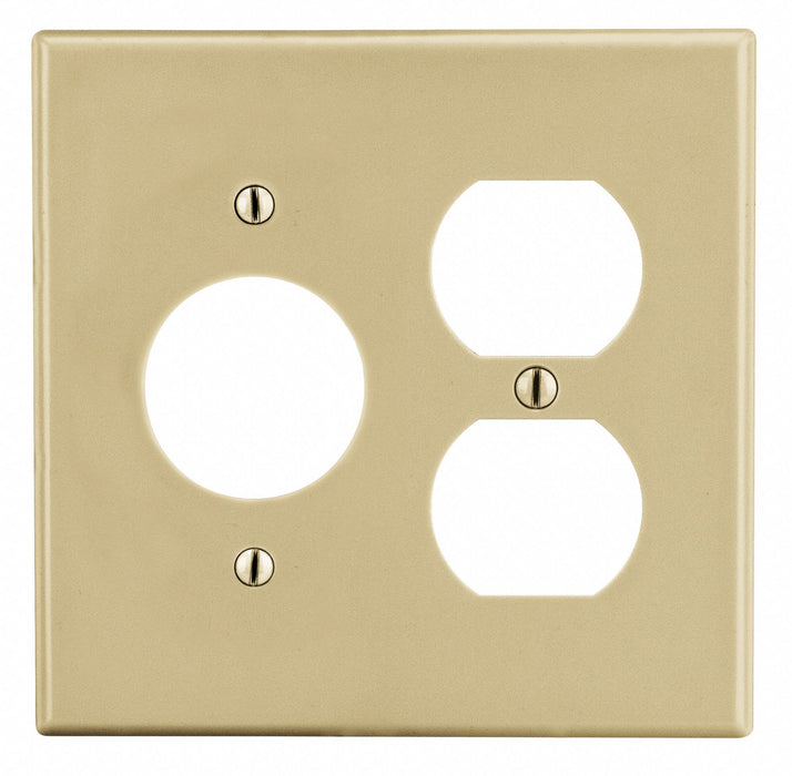 Duplex Receptacle Wall Plate Ivory