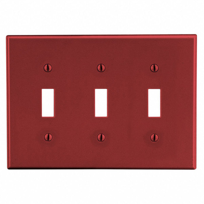 Toggle Switch Wall Plate Red