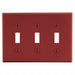 Toggle Switch Wall Plate Red