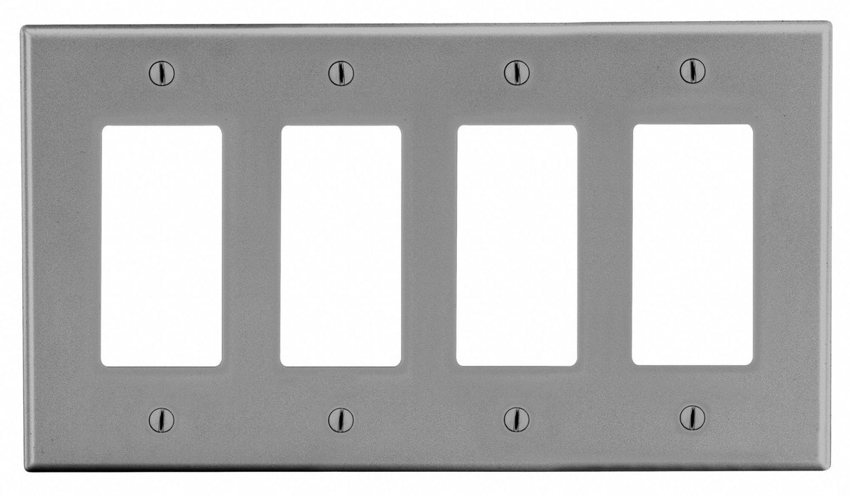 Rocker Wll Plt Stnd Gray 4Gng Smth Stn