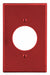 Sng Rcpt Wll Plt Stnd Red 1Gng Smth Stn