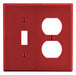 TglSwch/DupRcptPlt Std Red 2Gng SmthStn