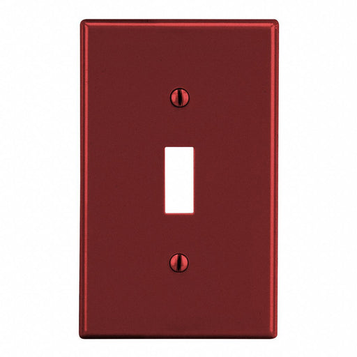 Tgl Switch Wll Plt Mid Red 1Gng Smth Stn