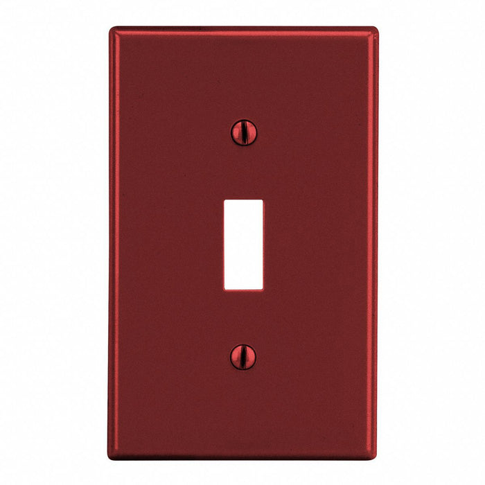 Tgl Switch Wll Plt Mid Red 1Gng Smth Stn