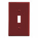 Tgl Switch Wll Plt Mid Red 1Gng Smth Stn