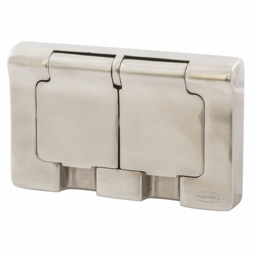 Weatherproof Wall Plate Silver