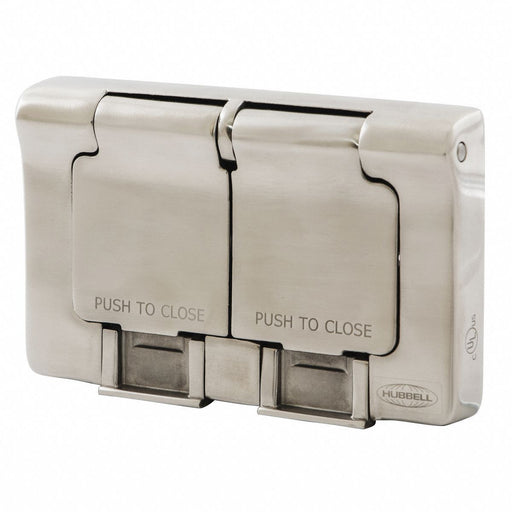 Weatherproof Wall Plate Silver
