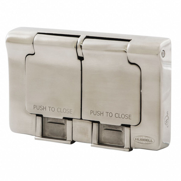 Weatherproof Wall Plate Silver