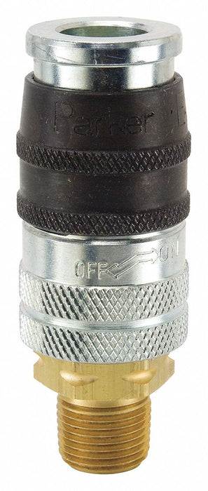Quick Connect Plug 1/4 Body 3/8 Barb