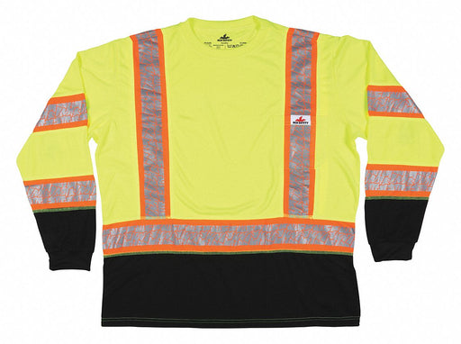 Long Sleeve T-Shirt Lime L Sz
