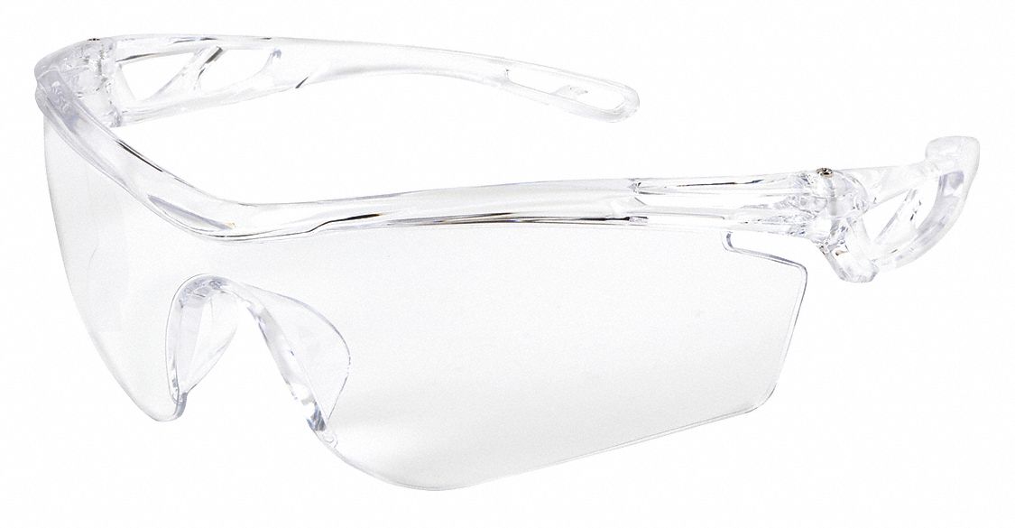 Safety Glass Clear Lens Half-Frame