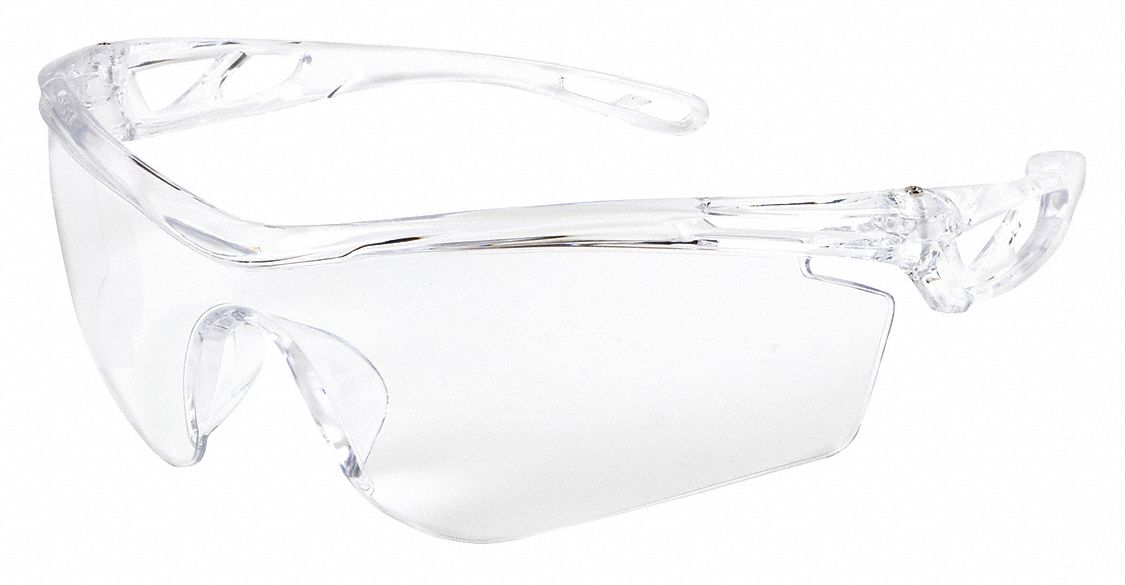Safety Glass Clear Lens Half-Frame