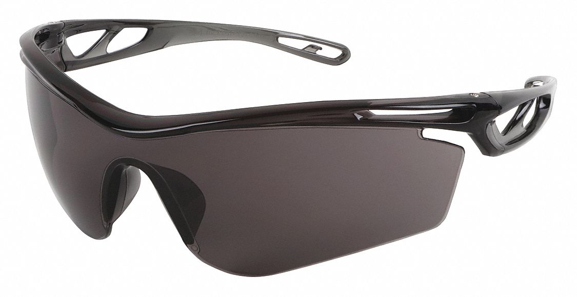 Safety Glass Gray Lens Half-Frame