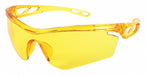 Safety Glass Amber Lens Half-Frame