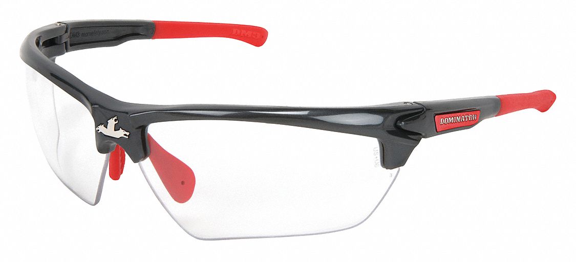 Safety Glass Clear Lens Half-Frame