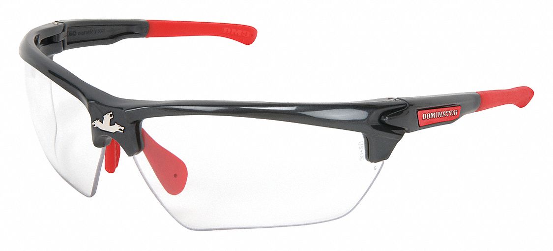Safety Glass Clear Lens Half-Frame