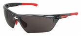 Safety Glass Gray Lens Half-Frame