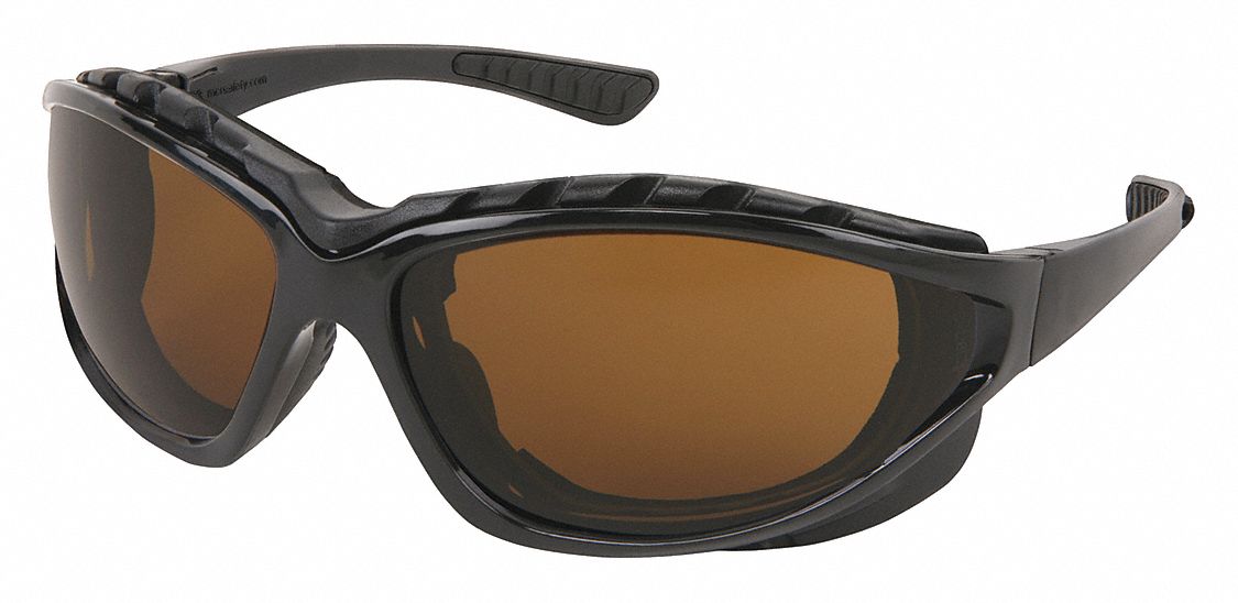 SafetyGoggles PC Bwn Wraparound