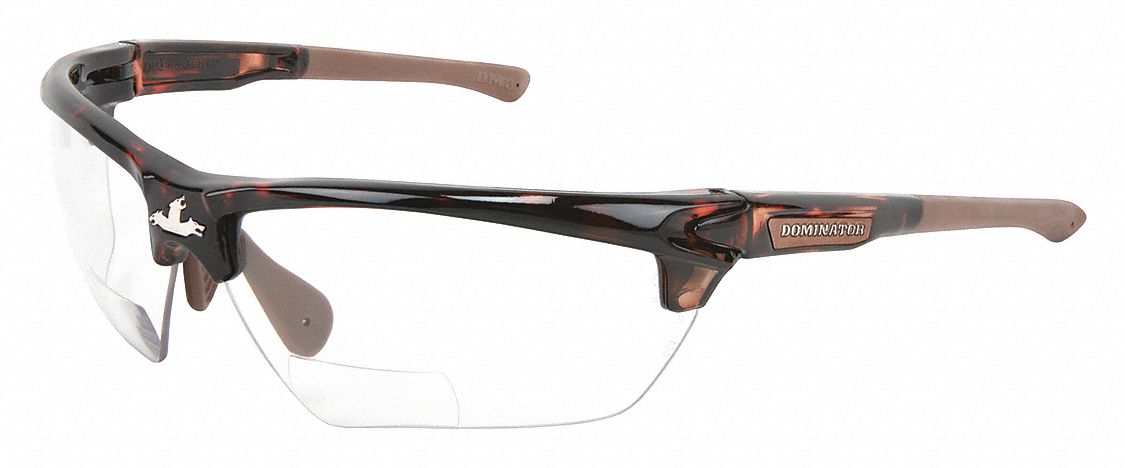 Bifocal Safety Reading Glasses +1.00