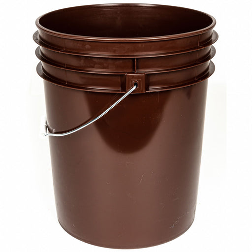 StoragePail 11.875inOD Brown 14.875inH