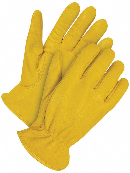 PR Leather Gloves Shirred Slip-On XL