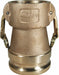 Cam and Groove Coupling 2  3 Brass