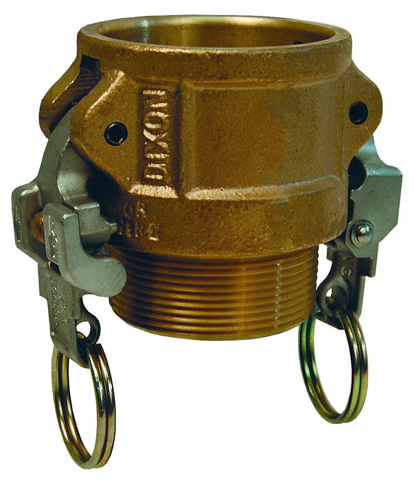 Cam and Groove Coupling 4 Brass