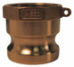 Cam and Groove Adapter 3/4 Brass
