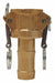 Cam and Groove Coupling 3/4 Brass